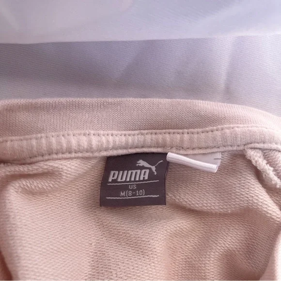 Puma Cream and Gold Kids Sweatshirt - Picture 4 of 4